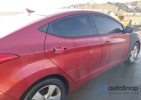 2013 Hyundai Elantra Gls из США, поврежденный, VIN 5NPDH4AE4DH394896